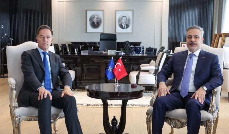 Fidan ve Rutte Ankara’da Bir Araya Geldi