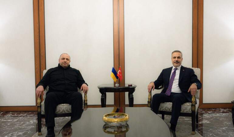 Fidan ve Umerov Ankara’da Bir Araya Geldi