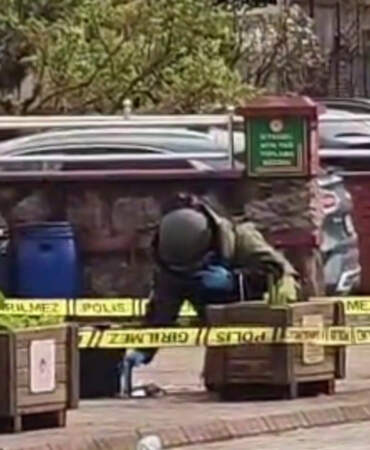 Bartın’da Valilik Binası Önünde ‘Bomba’ Paniği