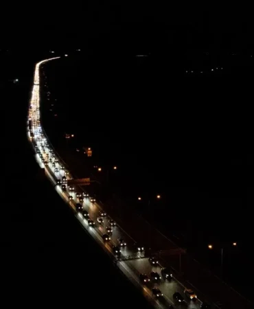 Ankara’da Bayram Dönüşü Trafiği Yoğunlaştı