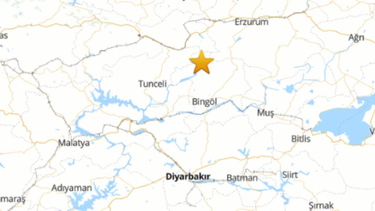Bingöl’de 4.4 Büyüklüğünde Deprem