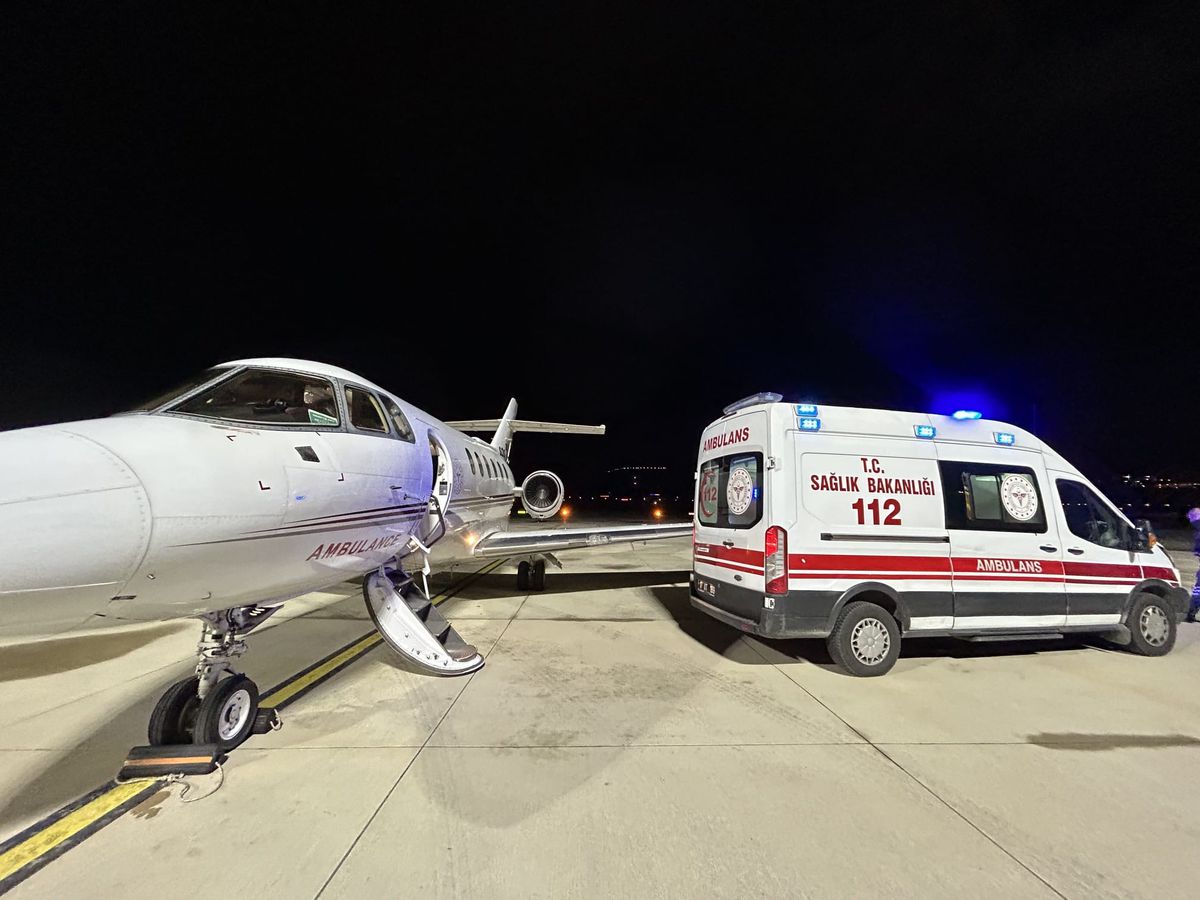 Hastalanan Bebek Ankara’ya Sevk Edildi