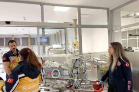 54 Günlük Bebek Uçak Ambulansla Ankara’ya Sevk Edildi