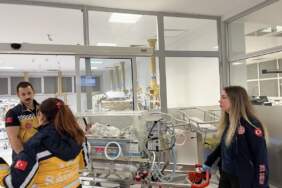 54 Günlük Bebek Ankara’ya Sevk Edildi