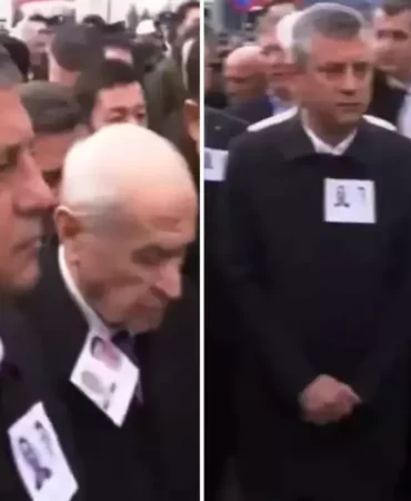 Cenaze töreninde Özel ile Bahçeli arasında dikkat çeken anlar