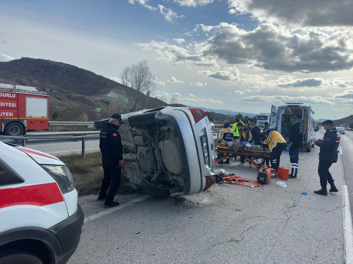 Sungurlu’da Trafik Kazası: 3 Yaralı