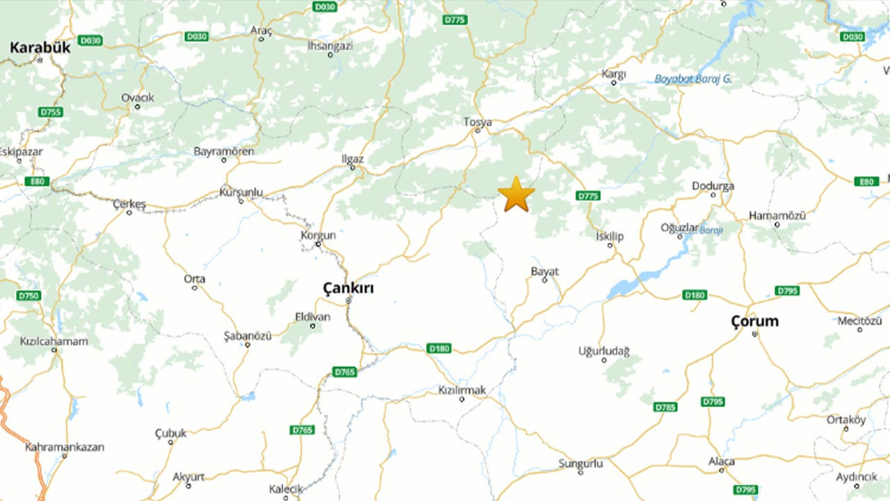 Çorum’da 4.0 Büyüklüğünde Deprem