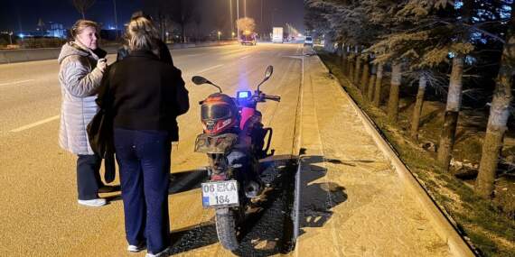 Çubuk’ta Motosiklet Kazası: Bir Yaralı