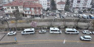 Çubuk ve Akyurt’ta Kar Yağışı Başladı