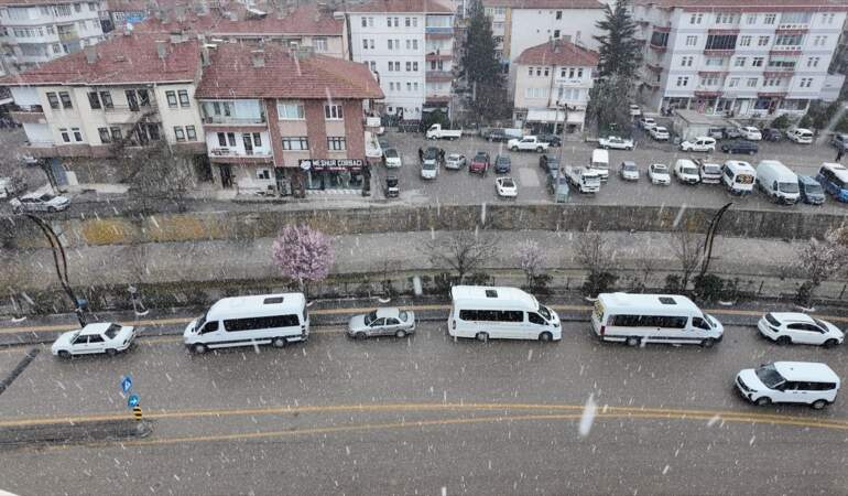 Çubuk ve Akyurt’ta Kar Yağışı Başladı