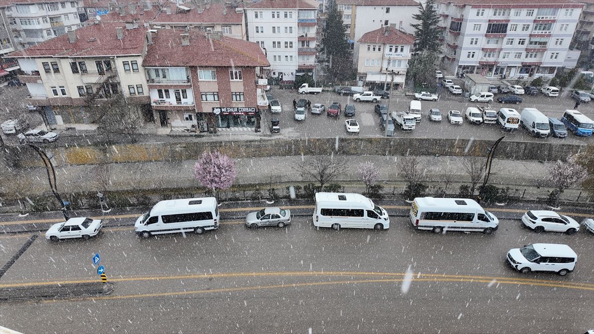 Çubuk ve Akyurt’ta Kar Yağışı Başladı