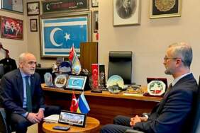 Cumhurbaşkanı Başdanışmanı Topçu, Ukrayna Büyükelçisi Celal ile görüştü