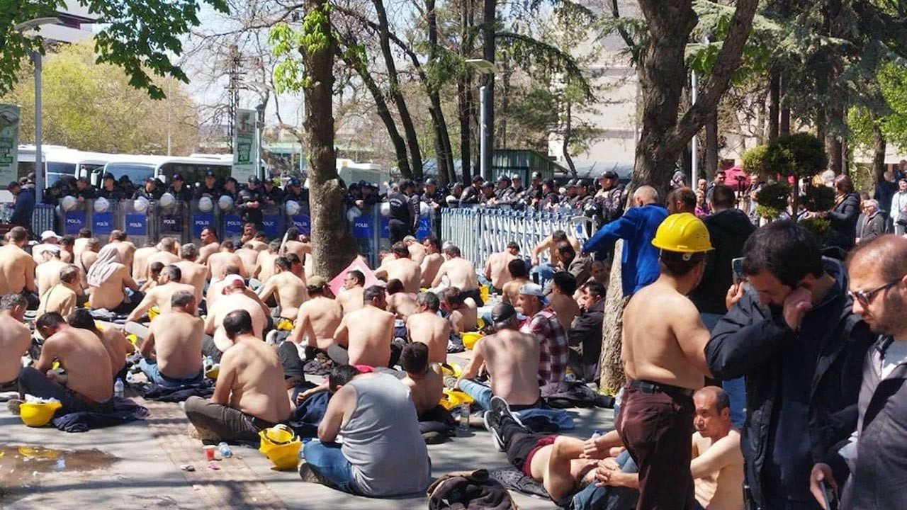 Direnişçi Madenciler Bakanlık Yetkilileri İle Görüşüyor