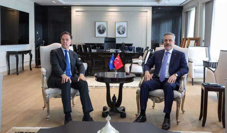 Fidan ile Rutte Ankara’da Buluştu