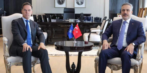 Dışişleri Bakanı Hakan Fidan NATO Genel Sekreteri Rutte İle Görüştü