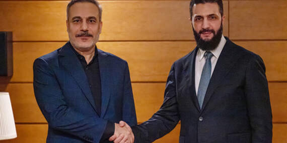 Dışişleri Bakanı Hakan Fidan, Suriye Cumhurbaşkanı Şara İle Görüştü