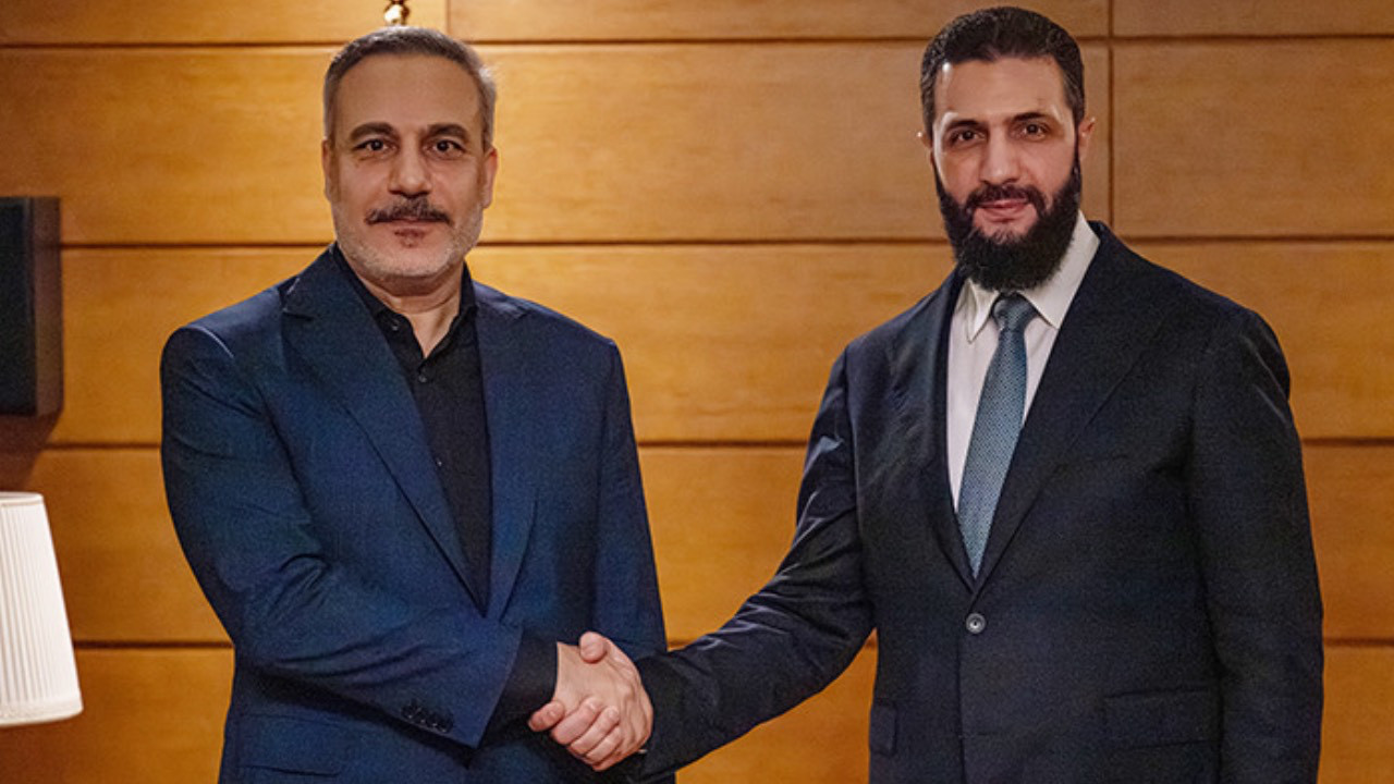 Dışişleri Bakanı Hakan Fidan, Suriye Cumhurbaşkanı Şara İle Görüştü