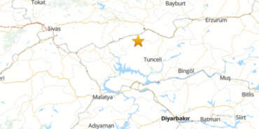 Erzincan’da 4.0 Büyüklüğünde Deprem