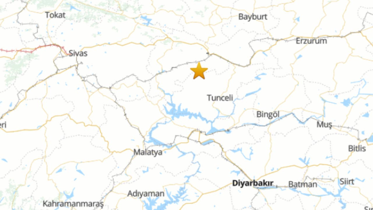 Erzincan’da 4.0 Büyüklüğünde Deprem