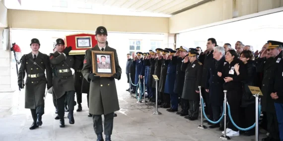 Şehit Hava Savunma Binbaşı Sinan Taştekin için Uğurlama Töreni Düzenlendi