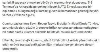 İletişim Başkanı Duran: NATO Zirvesi, küresel güvenlik mimarisinin geleceğine yön verecek
