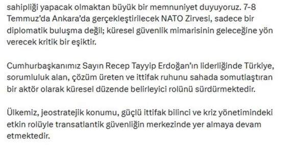 İletişim Başkanı Duran: NATO Zirvesi, küresel güvenlik mimarisinin geleceğine yön verecek