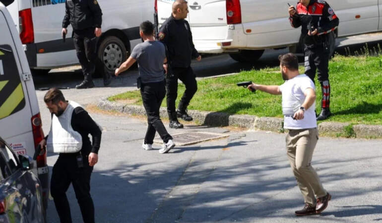 Konsolosluk Önündeki Polis Noktasına Silahlı Saldırıda Yaralı Olarak Ele Geçirilen Terörist Tutuklandı