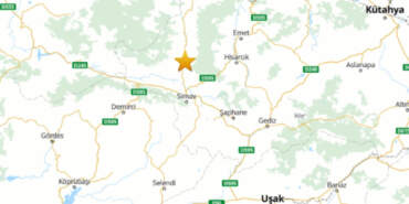 Kütahya’da 3.6 Büyüklüğünde Deprem