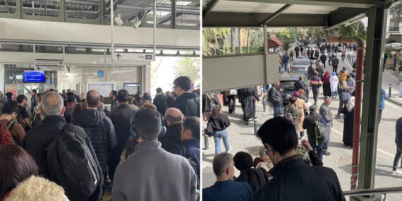 Marmaray’da Hareketli Dakikalar! Peron Tamamen Boşaltıldı