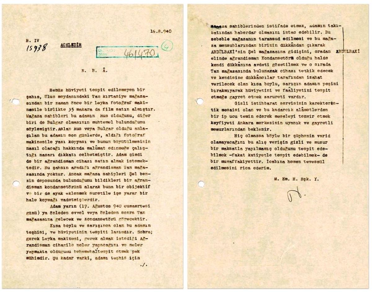 MİT, 1940’tan Yabancı İstihbarat Şüphelisini Açıkladı