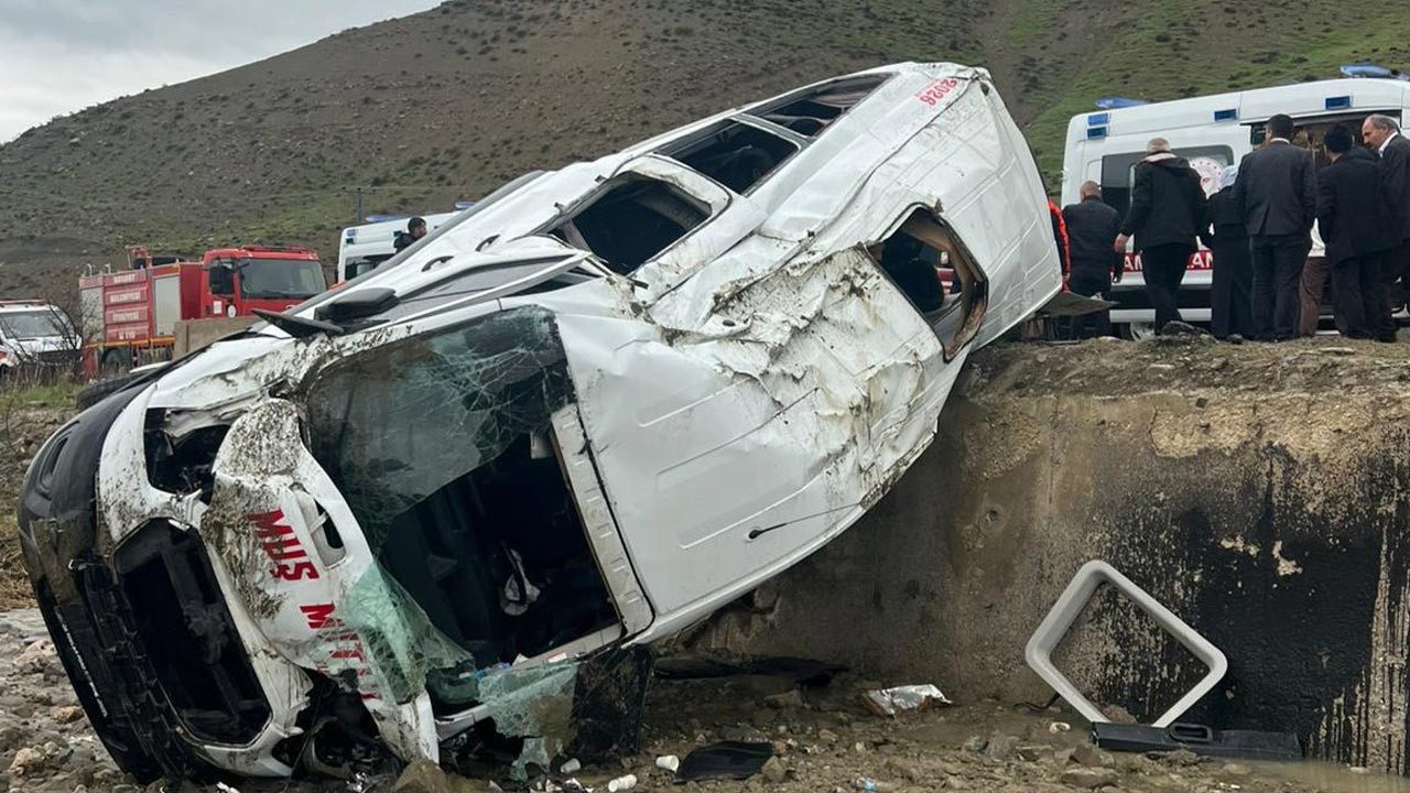 Muş’ta Feci Kaza! Çok Sayıda Yaralı Var