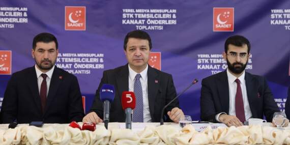 Saadet Partisi Mardin’de Medya ve STK Temsilcileriyle Buluştu