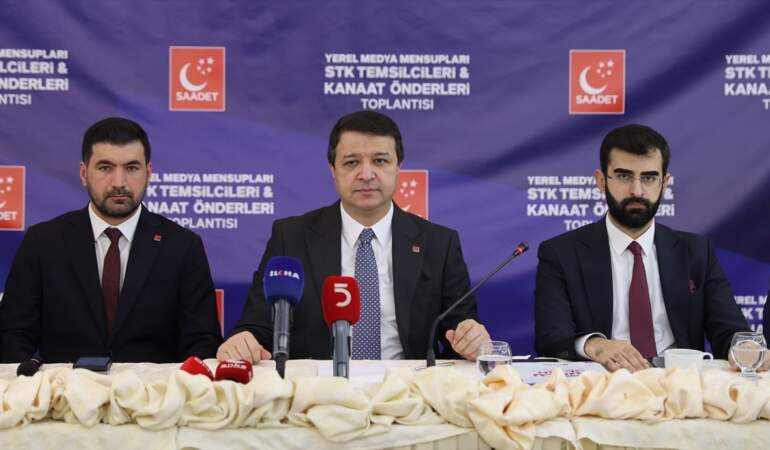 Saadet Partisi Mardin’de Medya ve STK Temsilcileriyle Buluştu