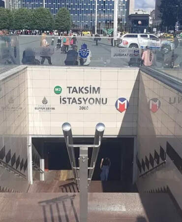 İstanbul Valiliği’nin Kararıyla Taksim Metro Kapatıldı