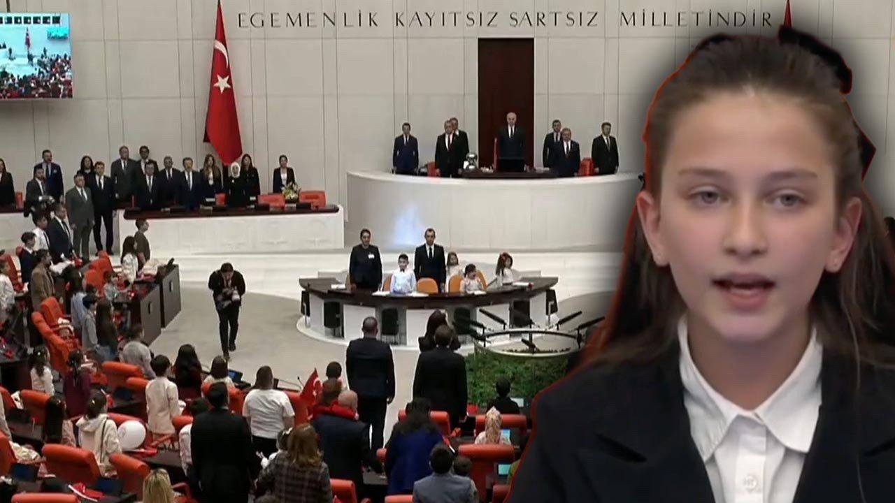 TBMM’de 23 Nisan Özel Oturumu’na Okul Saldırıları Damga Vurdu! Çocuk Başkan İnci Yıldız Şentürk’ün Sözleri Duygulandırdı