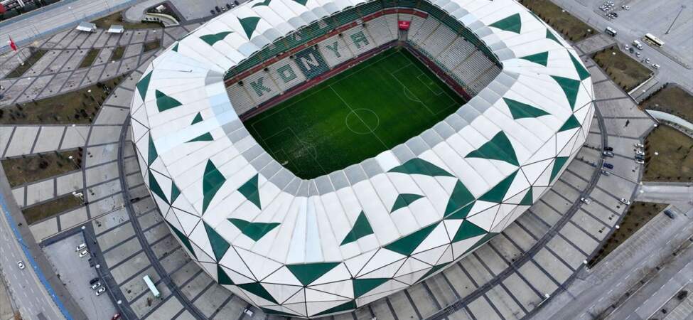 Trendyol Süper Lig statları havadan görüntülendi