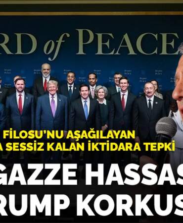 Özel’den Sumud Filosu’nu aşağılayan Barış Kurulu’na söz etmeyen iktidara tepki : Sizde Gazze hassasiyeti yok Trump korkusu var