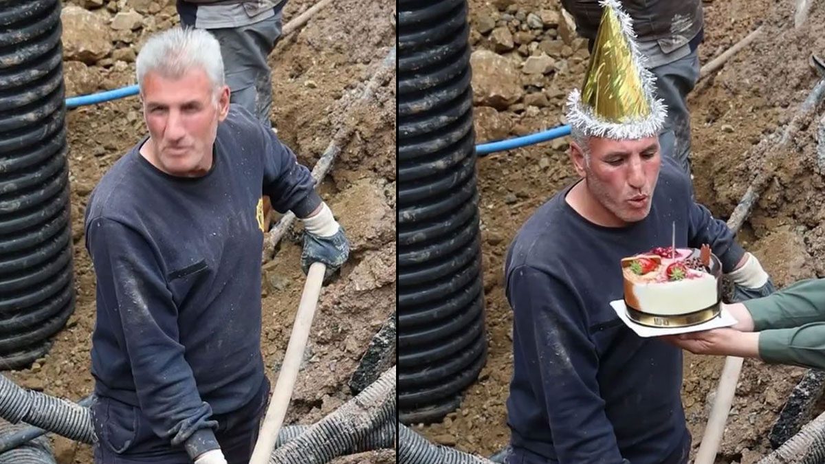 Kırıkkale Belediyesi’nin 1 mayıs videosu gündem oldu: İşçiye pasta üfletildi, görüntüler tepki topladı