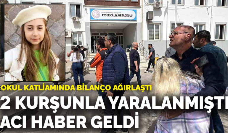 Kahramanmaraş’taki okul katliamında acı bilanço ağırlaştı! 11 yaşındaki Almina’dan günler sonra acı haber