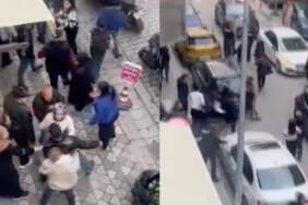 Sultangazi’de sokak ortasında silahlı kavga! Polis biber gazıyla ayırdı