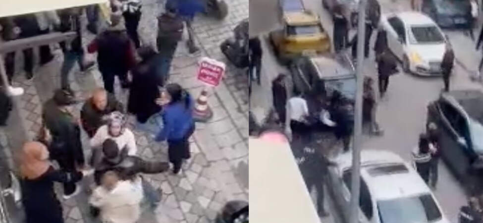 Sultangazi’de sokak ortasında silahlı kavga! Polis biber gazıyla ayırdı