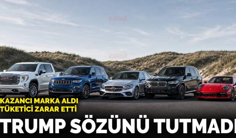 Trump’ın gümrük vaadinden otomotiv devleri kazandı