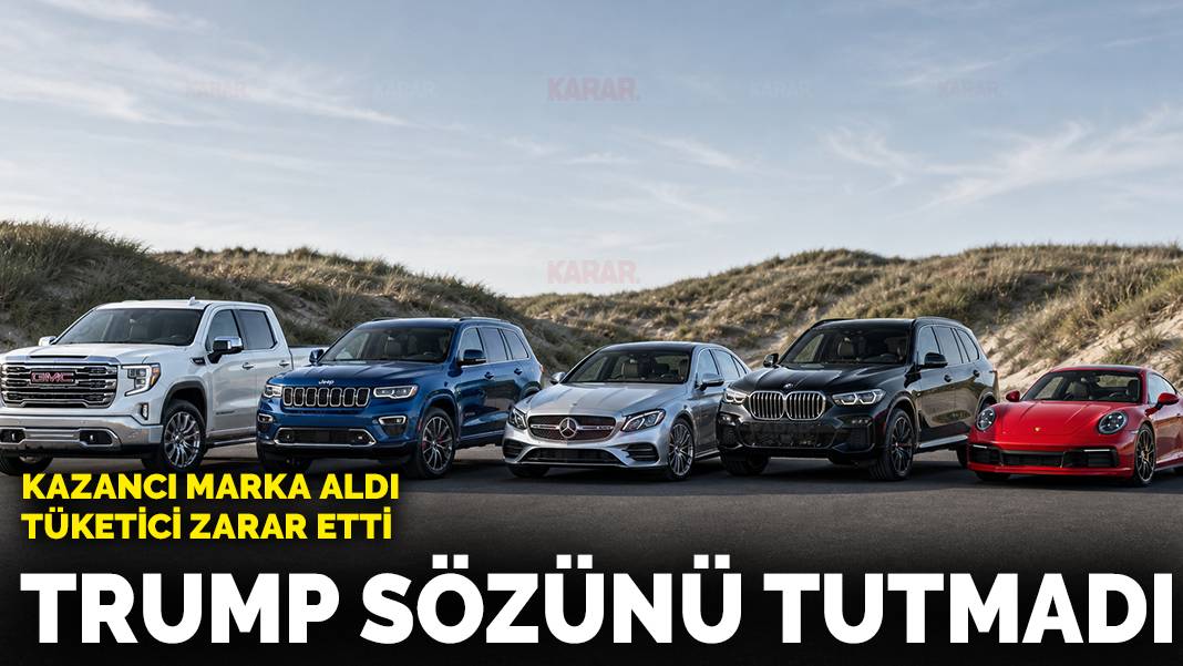 Trump’ın gümrük vaadinden otomotiv devleri kazandı