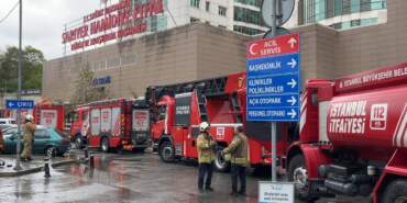 Sarıyer’de hastanede yangın! İtfaiye ekipleri müdahale etti