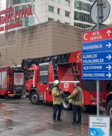 Sarıyer’de hastanede yangın! İtfaiye ekipleri müdahale etti