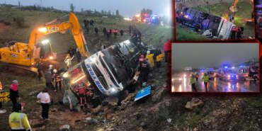 Son dakika! Malatya’da feci kaza: Şarampole devrilen otobüste 4 ölü, 15 yaralı
