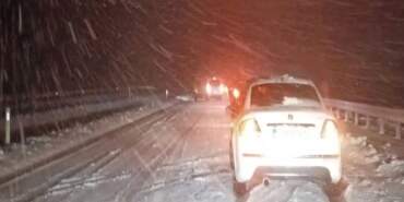 Afyonkarahisar’da kar nedeniyle yollar kapandı