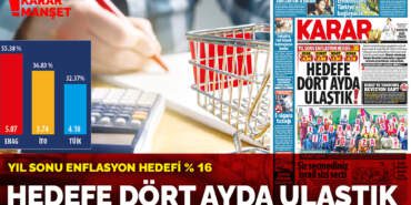 Hedefe dört ayda ulaştık