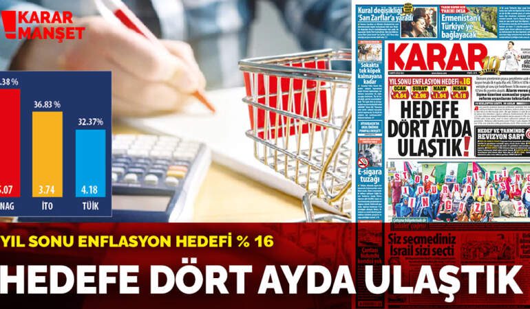 Hedefe dört ayda ulaştık