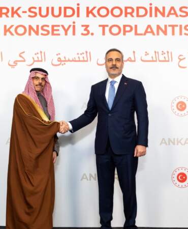 Fidan, Suudi Arabistan Dışişleri Bakanı Bin Ferhan ile görüştü
